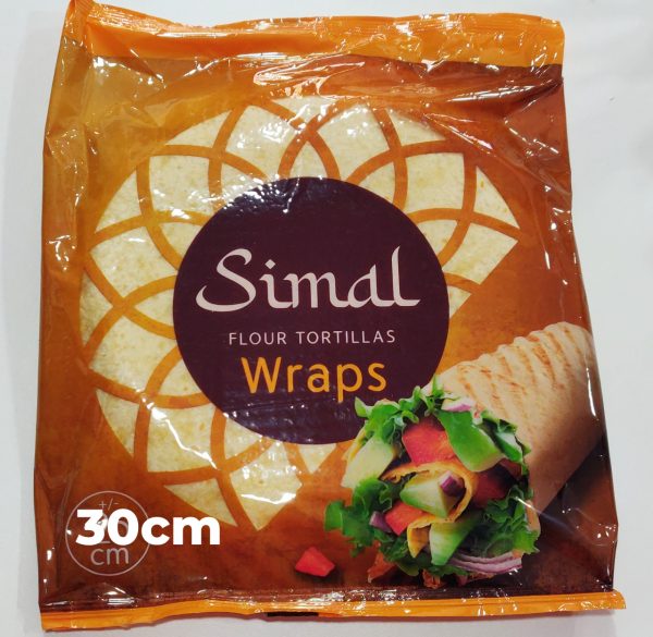 Tortilla Durum 30cm Caja 108 unidades Simal
