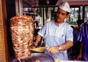 Doner kebab, rollo. Foto Flickr. Istanbul 1994