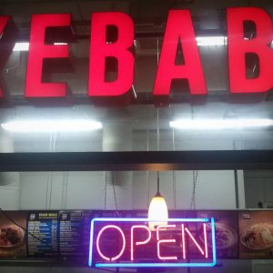 kebab doner open